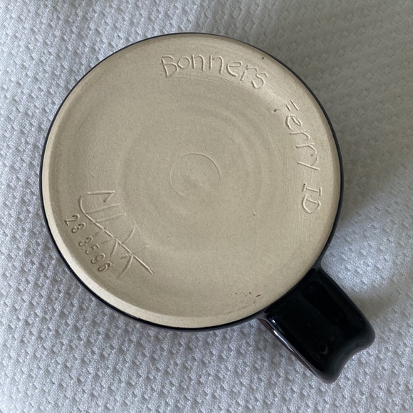 Celtic Knot David Clark Bonners Ferry Idaho mud slingers pottery coffee mug cup - Picture 10 of 12